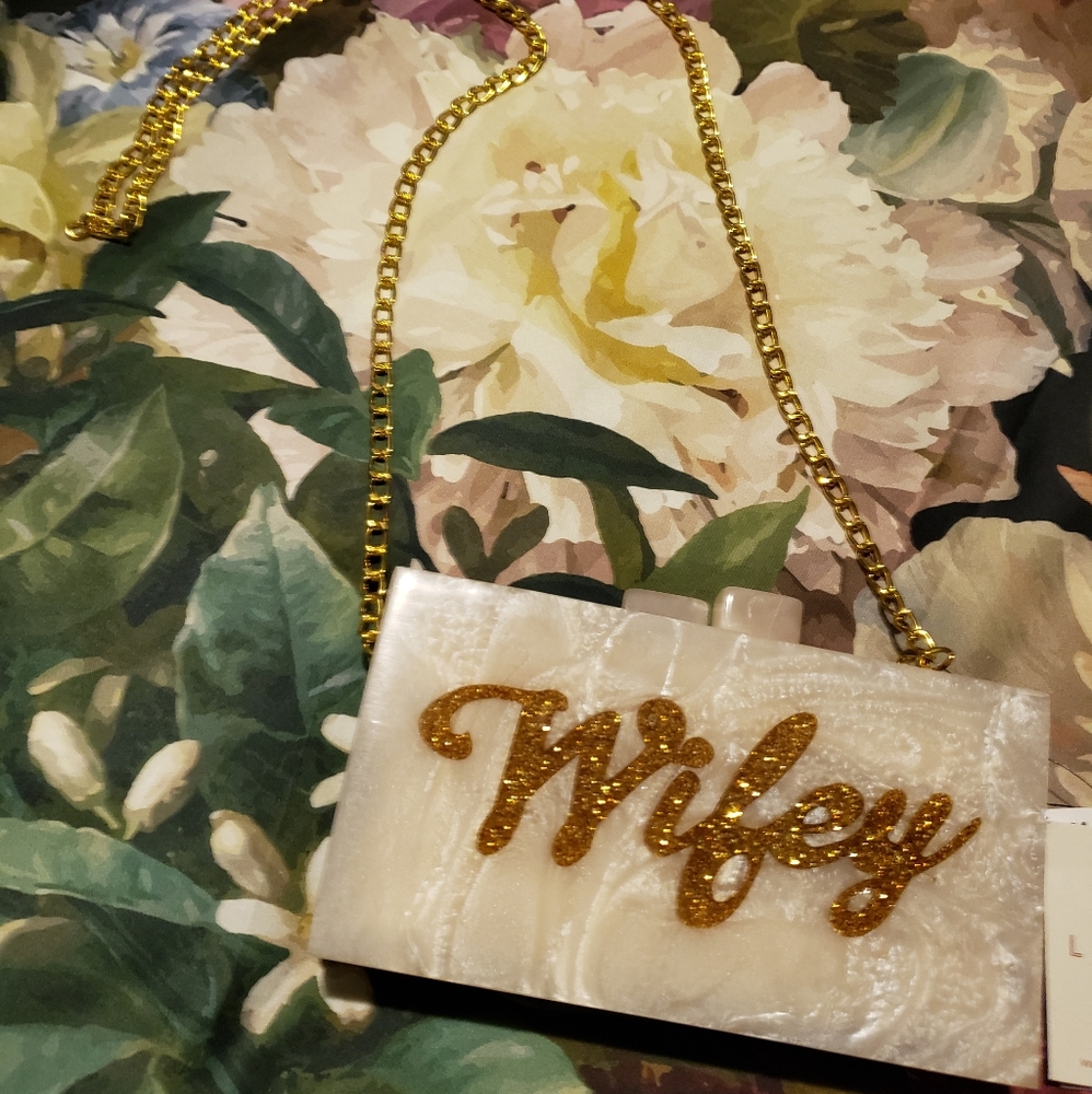 Wifey Acrylic Clutch/Crossbody